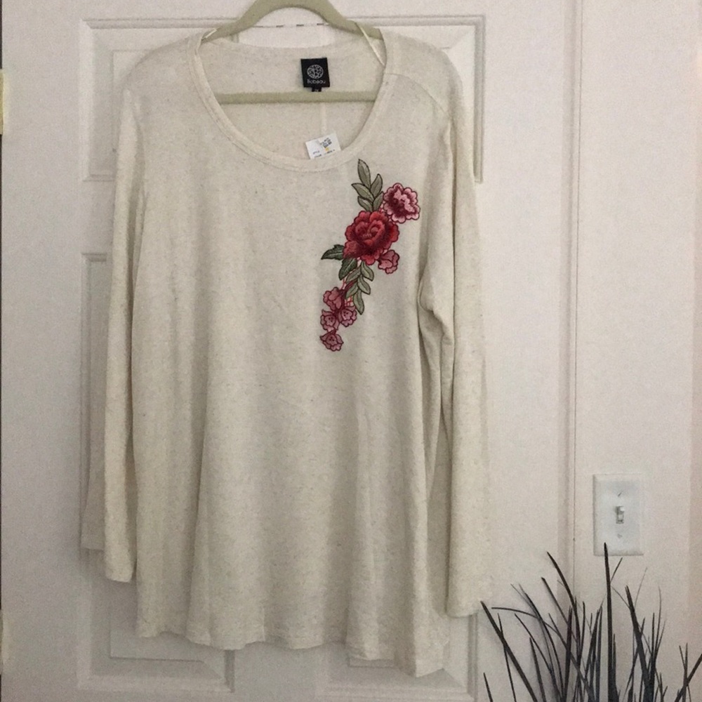 Bobeau floral top NWT
